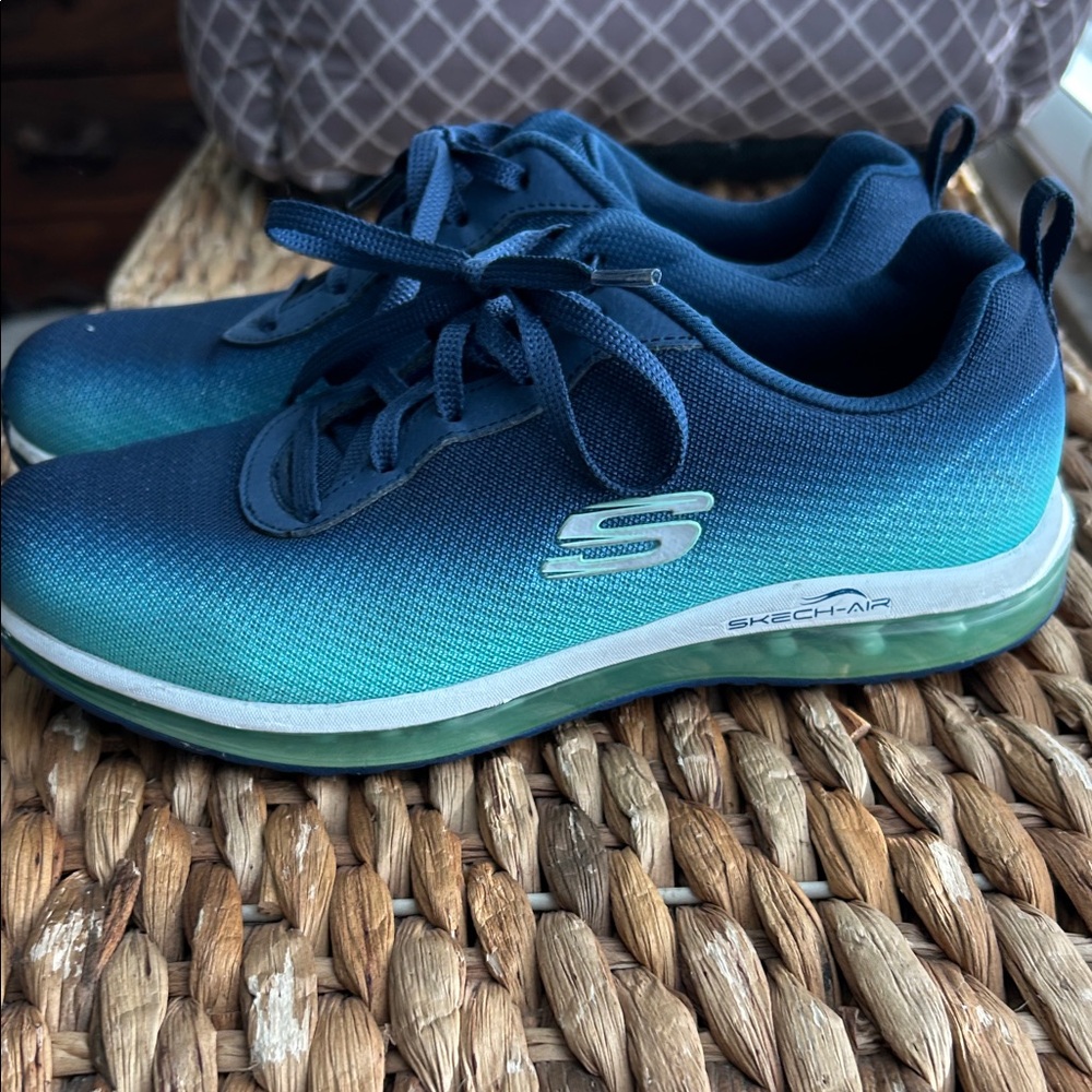 Skechers Teal Ombre Athletic Shoes